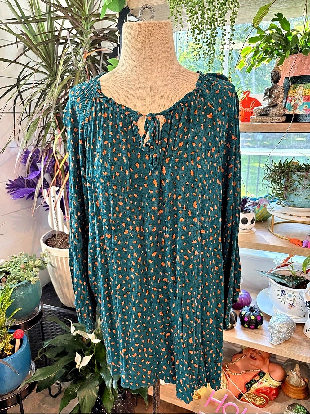 Free People Printed Mini Dress Size 1x